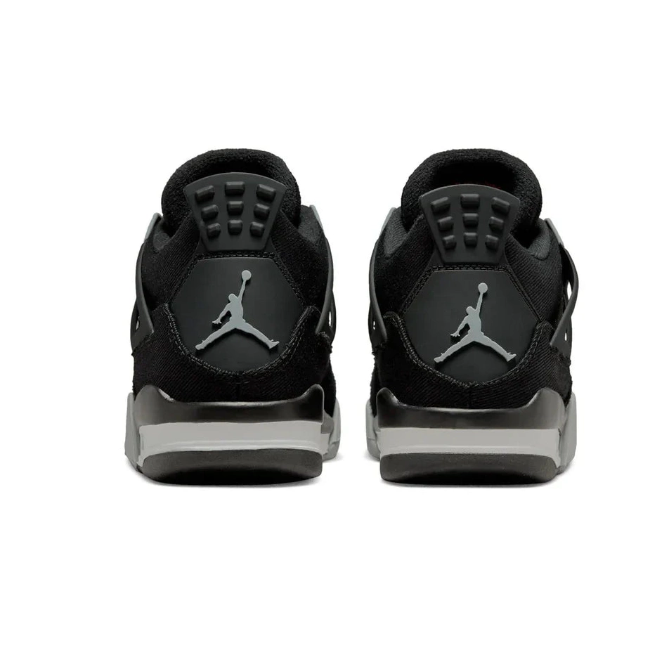 GS Retro 4 Jordan Black Air Canvas 0721